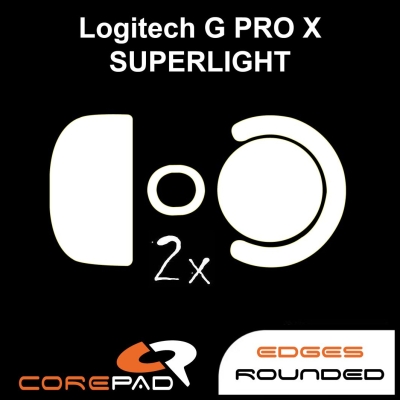 Hyperglide Hyperglides Hyper glide glides Corepad Skatez Logitech G PRO X SUPERLIGHT Wireless